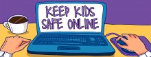 Keep Kids Safe Online Graphic