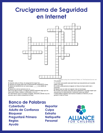 spanish crossword