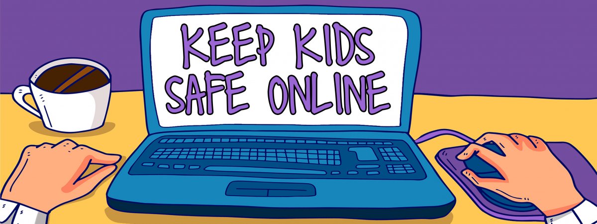 Keep Kids Safe Online Graphic