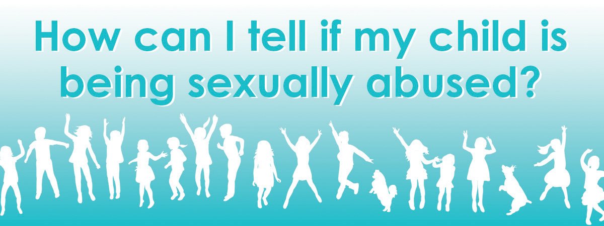 Image of children playing with the words How Can I Tell If My Child is Being Sexually Abused?